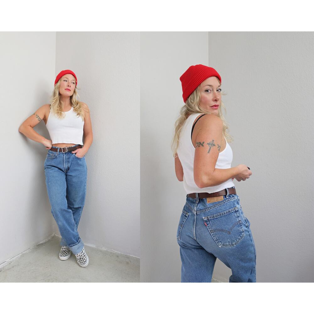 1990's Vintage Levi's 550 Fade Relaxed Fit Jeans ~ Women's XS SM ~ 30" 31" Waist